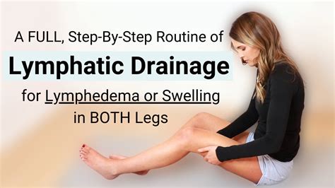 edem massage|Lymphatic drainage for lymphoedema 